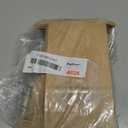 BagDream Small Bakery Bags with Window 100Pcs 3.54x2.36x6.7 Inches Tin Tie Tab Lock Kraft Brown Window Paper Bags for Coffee Bean, Cookies, Treat, Snack