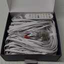 POOFZY Permanent Outdoor Lights for House,100ft RGB+IC Smart Outdoor Decor, 50 Scene Modes,App/Remote Control,IP67 Waterproof,for Christmas,Halloween,Daily & Holiday Party Decor,House Roof Lighting