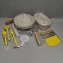 BAVIFY Sourdough Starter Kit, 9" Round & 10" Oval Banneton Bread Proofing Baskets Set, Sourdough Bread Baking Supplies Making Tools with Dough Scraper, Whisk, Bread Lame, Silicone Sling, Recipe