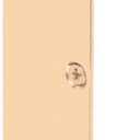 Prime-Line U 9480 Door Strike, for Use with 5-1/2 and 6 Hole Spacing On Dead Latch and Deadbolt, Steel, Brass (Single Pack)