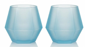 Wine2Go Diamond Silicone Wine Glasses 9oz