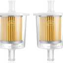FUEL FILTERS INDUSTRIAL HIGH PERFORMANCE UNIVERSAL INLINE GAS FUEL LINE 3/8" 10 Pack