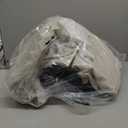 QPAU Inflatable Toddler Travel Bed with Tent, Portable Kids Air Mattress with Safety Bumpers, Ideal for Home, Grandma's, Camping, Traveling -Includes Fast Electric Pump (Khaki)