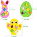 Max Fun 302pcs Easter Foam Stickers Set DIY Crafts Egg Bunny Chick Easter Decorations for Kids Crafts Party Favors Supplies Craft Kits for Kids