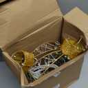 Mudder 2 Pack Christmas Light Balls Outdoor Sphere Lights 12" Hanging LED Holiday Ornaments with 120 Warm and White Lights Waterproof Large Christmas Balls for Outdoor Porch Patio Xmas Decor