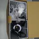 Bedside Table Lamps Set of 2 - Touch Nightstand Lamp for Bedroom with USB C+A Charging Ports & AC Outlets, 3-Way Dimmable Desk Lamp Grey Fabric Shade for Bedroom Living Room, Office(Bulb Included)