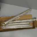 Brushed Nickel Shower Curtain Rod 31 to 80 Inch,1 Inch Diameter Adjustable Spring Tension Stainless Steel Telescoping Rod,Easy Install,No Rust