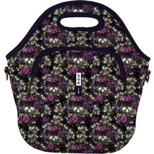 Sok It LunchTote Zippered Bag Insulated Neoprene Caddy (After Dark, X-Large 6.5 Quart Lunch Tote)