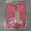 2 x Zenlonr Women's Summer Tops Dressy Casual 2025 V Neck Satin Silk Printed Shirts Boho Long Sleeve Work Blouses(Print Pink,Large) (Pink, L)