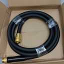 Giraffe Tools Garden Hose 10ft x 5/8'', Short Water Hose Heavy Duty, Lightweight, Flexible Hybrid Hose, Male to Female Fittings