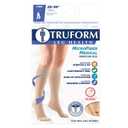 Truform 20-30 mmHg Medical Compression Stockings, Smooth Stretch Microfiber, Knee High, Closed Toe, Beige, Large (Large (1 Pair))