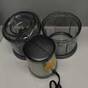 Food Processor 4 Cup, Electric Food Chopper, Small but PowerfulMeat Grinder with 2 Bowls, 2 Speed & 4 Blades for Vegetable, Meat, Nuts, Functions for Chopping, Dicing, Mixing and Puree