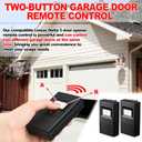 Kingdder 2 Pcs 8 Dip Switch Garage Door Remote Two Button Garage Remote Compatible with Linear Delta 3 (DT DTA DTD DTC DNT00002A) Opener 310mhz, Control 2 Different Doors Simultaneously