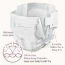 Bambo Nature Hypoallergenic Baby Diapers, Eco-Labelled Sustainable Diapers, Enhanced Leakage Protection, Totally Chlorine-free, Skin Friendly, and Super Absorbent - Size 6 (144 Count)