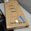 HBTower 3 Step Ladder, 3 Step Stool for Adults, 3 Step Ladder Folding Step Stool with Cushioned Handle Step Ladder with Wide Pedal Ergonomic Design,Black