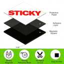 2 x 160mil Thickend Square Magnets Dots 3/4" x 3/4", Flexible Magnetic Tape with Adhesive Backing, Strong Magnetic for Whiteboard, Fridge, Crafts -36 Packs