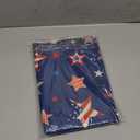 4th of July Pillow Covers 20 x 20 Inch, Red Blue White Patriotic Star Outdoor Decor Throw Pillows for Couch Bed, Independence Day Memorial Day Decorative Pillowcase Linen Cushion Cover Set of 2