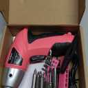 Hi-Spec Small Electric Screwdriver, Mini Drill Set, Rechargeable 3.6V Cordless Screwdriver with 26 Driver Bits, Power Tool for Small Projects & Home Use, Pink