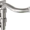 ENJOYBASICS Blackout Curtain rod for windows 66 to 120, Wrap Around Curtain Rods for Bedroom, Living Room, Adjustable from 30 to 129 Inches, Nickel
