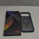 TORRAS Stronger Magnetic & Shockproof for iPhone 17 Pro Max Case, Fit for MagSafe, Military Grade Drop Protection, Camera Control, DIY Button, Slim for iPhone 17 Pro Max Case Translucent Deep Blue