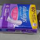 Always Discreet Adult Incontinence Pads for Women, Extra Heavy Absorbency, Long Length, Postpartum Pads, 45 Count