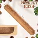 Sawysine 40 Inch Wooden Dough Bowl Decoration Vintage Hand Large Carved Rustic Long Wood Bread Dough Bowl for Living Room Home Dining Room Kitchen Decoration(Brown)