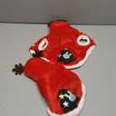 Dog Christmas Costumes, Pet Cold Weather Sweater Coat, Puppy Santa Claus Reindeer Outfit Winter Hoodie Warm Vest Clothes, Jumpsuit Apparel for Small Medium Dogs Cats Party Cosplay (Small, Red)