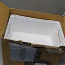 6 Pack Plastic Storage Baskets With Lids, White Breathable Stackable Storage Bins, Small Storage Containers, for Organizing Storage Baskets on Desktops, Closets, Playrooms, Classrooms, Offices