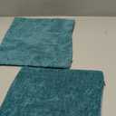 CaliTime Throw Pillow Covers Decorative 12 X 12 Inches Pack of 2 Cozy Chenille Cushion Cases for Couch Sofa Bed Living Room Home Teal