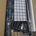 Over-The-Toilet Storage Shelf,4-Tier Bathroom Organizer Cabinet Rack And Storage Over Toilet With Shelf Waterproof Feet Pad And Basket,Multifunctional Space Saver Freestanding Bathroom ShelvesBrown (Round Tube - Brown)