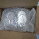 300 Pcs 58mm/2.28 inch Button Maker Supplies, 58mm Button Supplies Parts, (Approx. 2.25 inch) Round Badge Blank Button Pins, Includes Metal Pin Back Cover, Metal Cover, Clear Film