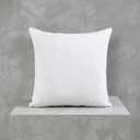 Solino Home 100% Pure Linen Decor Pillow Cover White, Montauk 20 x 20 in | Cushion Sham a soft cushion cover for sofas, beds, benches and reading nooks | textured handwoven linen | OEKO-TEX Certified