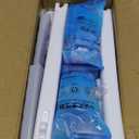 2 Pack Disposable Toilet Brush and Holder Set,Extended Handle with 48 Cleaner Refills Toilet Brush for Toilet Bowl Cleaners,Bathroom Cleaning, Bathtub - Blue (Ocean Fresh Scent)