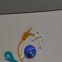 ddxcoo Interactive Cat Toy Ball, Automatic Cat Toys for Indoor Cats, Motion Activated Kitten Toys with 2 Replacement Tails, 3 Modes, USB Rechargeable, Moving Cat Toys for Enrichment Exercise(Blue)