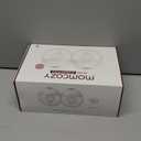 Momcozy M5 Hands-Free Wearable Breast Pump, Double-Sealed Flange for Baby-Like Comfort, 3 Modes & 9 Suction Levels, Portable Electric Pump  24mm, 2-Pack Quill Gray