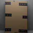 Seat Back Protector + Large Capacity Pocket Storage Organizer, Preventing the Impact of Children Stepping on the Seat Backrest (Cream White)