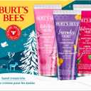 2 Boxes, Burt's Bees Christmas Gifts, 3 Body Skincare Stocking Stuffers, Shea Butter Hand Cream Trio Set - Lavender Honey, Watermelon Mint & Wild Rose Berry (3-Pack)