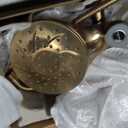 Moen Ronan Bronzed Gold Handshower and Rainfall Shower Head Trim Combo with Handle, Tub Spout, and Metal Hose, 82024BZG