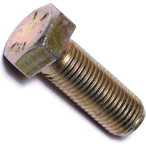 014973252557 Grade 8 Fine Hex Cap Screws, 3/8-24 x 1, Piece-8, Yellow