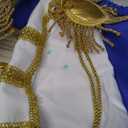 AWIBMK Boys Prince Charming Costume - Kids Medieval Royal King Outfit for Halloween Cosplay Dress Up (10-12 Years)