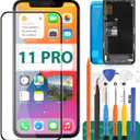 for iPhone 11 Pro Screen Replacement for iPhone 11 Pro LCD Digitizer 11 Pro Display Touch Sensor Assembly Accessories Kits A2215, A2160, A2217 (Incell,Black)
