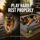The Dog’s Bed Orthopedic Memory Foam Dog Bed, Waterproof XL 6 Inch Thick