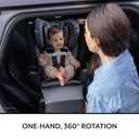 Evenflo Gold Revolve360 Extend All-in-One Rotational Car Seat with SensorSafe (Onyx Black)