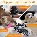 Dog Lift Harness, Dog Support & Recovery Sling for Full-Body & Hind/Front Leg Pee-Able Design for Large/Medium Dogs All-in-One Ideal Assistance for Senior, Disabled, Arthritic & ACL Canines (L)