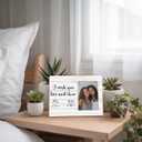 Friends Gifts for Women,I Wish You Lived Next Door,Wood Picture Frame 4x6 Inches Wooden Photo Frames for Wall Table Display
