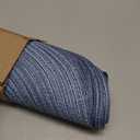 SHACOS Round Braided Placemats Set of 6 Circle Place Mats Kitchen Table Mats for Dining Table Wedding Party (Blue Gray, 6)