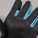 Ski Gloves, Waterproof and Breathable Snow Gloves for Cold Weather, Men & Women Boys and Girls (M(Fit Kids11-15 Years and Women size S-M), Sky Blue)