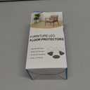 32 Pcs Chair Leg Floor Protectors - OASMU Silicone Felt Pads, Scratch-Proof & Noise-Free, Easy Smooth Moving, Small Size (Fits Round Chair Legs: 15/16" to 1-5/16" Diameter)