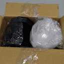 Dualshine 50 Pack Mini Bundt Cake Containers Clear Disposable Plastic Small Cupcake Cheesecake Dessert Boxes with Lids for Individual Chocolate Covered Cookies Strawberry