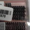 Yawamica Cat Eye Lash Clusters Fluffier Cluster Eyelash Extensions Wispy Individual Lashes Premade Eyelash Clusters Left Right Cluster Lashes 60D 80D 100D Volume 300pcs Eye Lashes Clusters DIY Lash